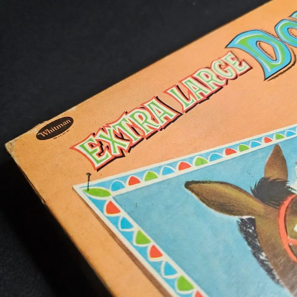 1967 Donkey Party Children's Game Pin the Tail on the Donkey + 25 Party Games